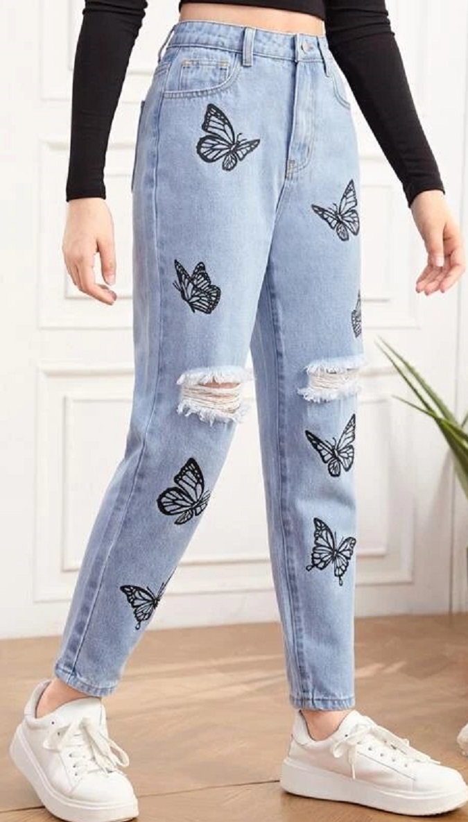 GIRLS DENIM BOTTOM -303